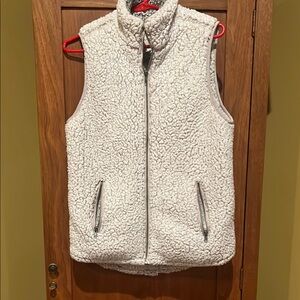 Thread & Supply White Sherpa Vest